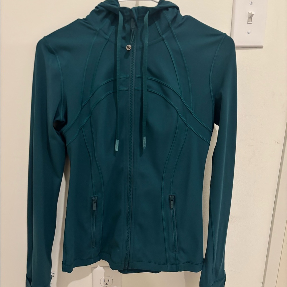 lululemon athletica Deep Teal Zip-Up Hoodie